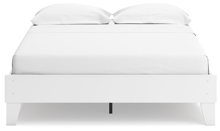 Socalle  Platform Bed With 2 Nightstands