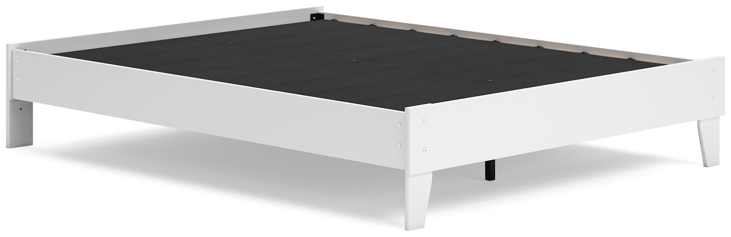 Socalle  Platform Bed With 2 Nightstands