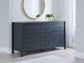 Simmenfort  Panel Headboard With Dresser And Nightstand