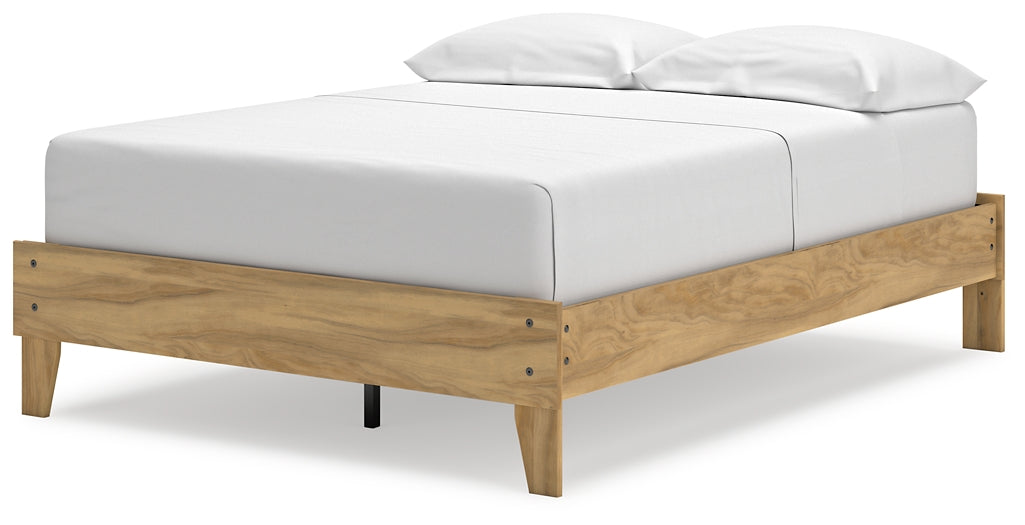 Bermacy  Platform Bed With Dresser, Chest And 2 Nightstands