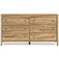 Bermacy  Platform Bed With Dresser, Chest And 2 Nightstands