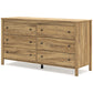 Bermacy  Platform Bed With Dresser, Chest And 2 Nightstands