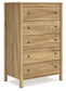 Bermacy  Panel Headboard With Dresser, Chest And 2 Nightstands