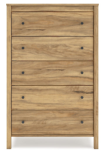 Bermacy  Panel Headboard With Dresser, Chest And 2 Nightstands