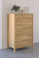 Bermacy  Panel Headboard With Dresser, Chest And 2 Nightstands