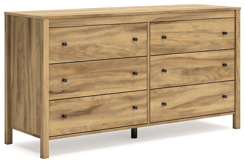 Bermacy  Panel Headboard With Dresser And 2 Nightstands