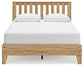 Bermacy  Platform Panel Bed With Dresser And 2 Nightstands