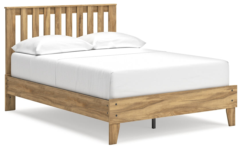 Bermacy  Platform Panel Bed With Dresser And Chest