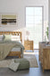 Bermacy  Platform Bed With Dresser And Nightstand