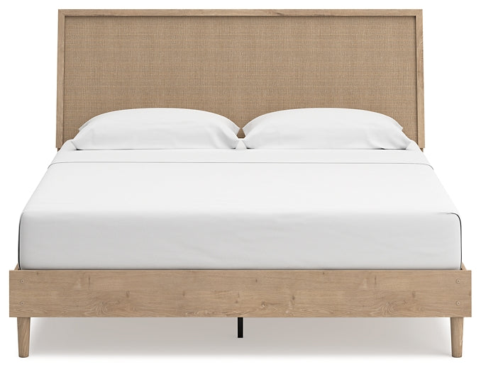 Cielden  Panel Bed With 2 Nightstands