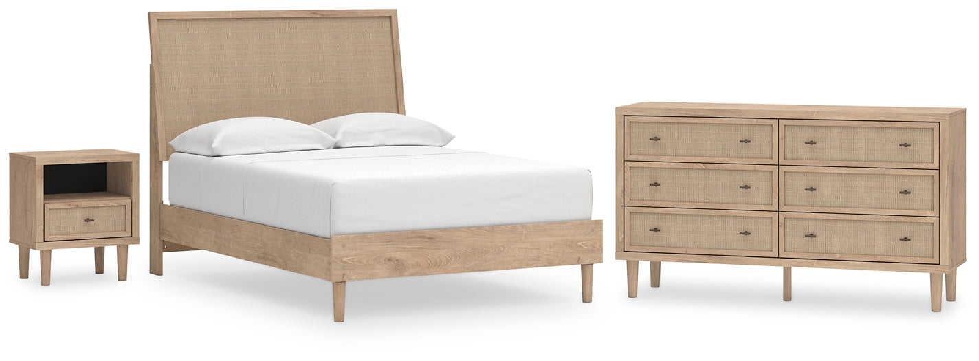 Cielden  Panel Bed With Dresser And Nightstand