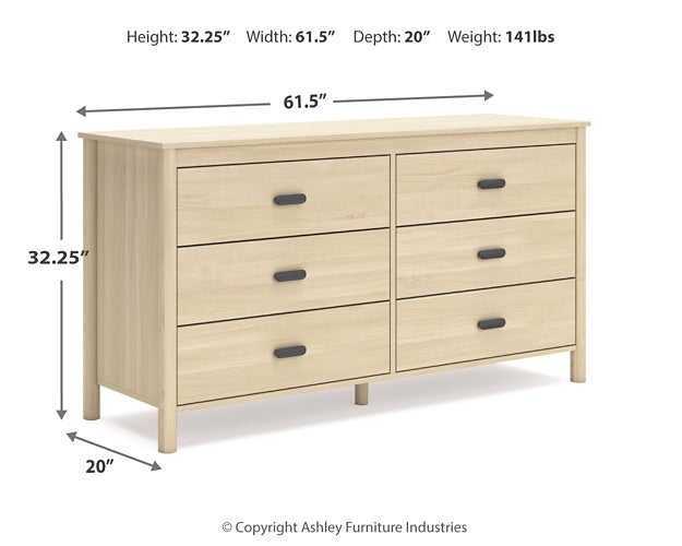 Cabinella  Platform Bed With Dresser