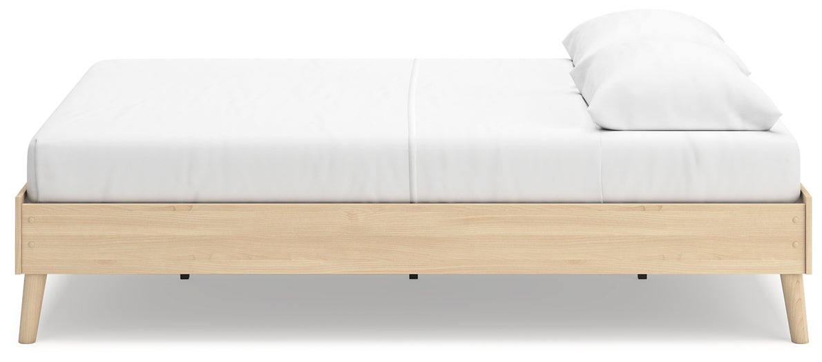 Cabinella  Platform Bed With Dresser