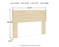 Cabinella  Panel Headboard With Dresser