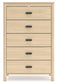 Cabinella  Panel Headboard With Dresser And Chest