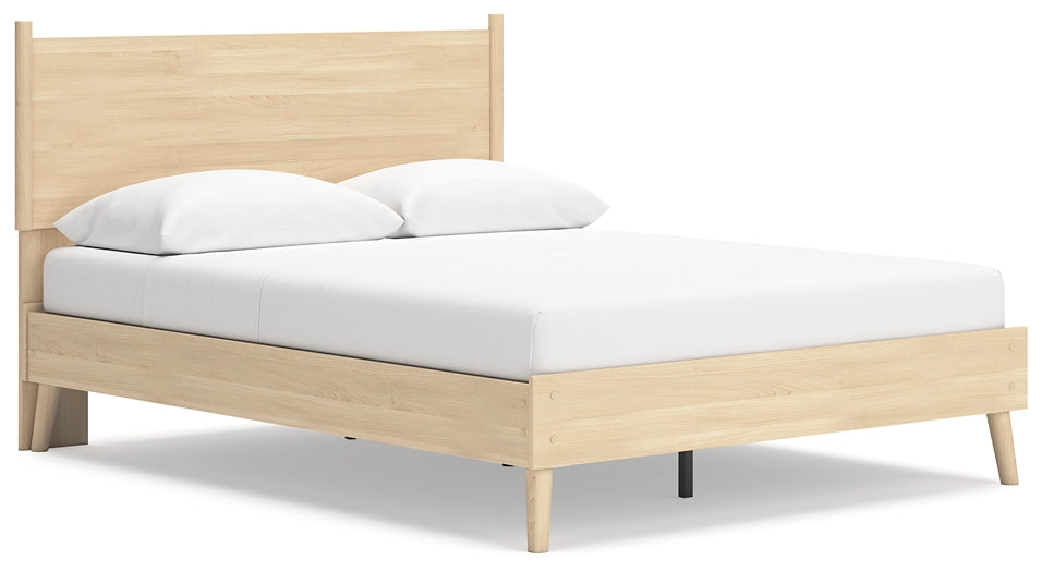 Cabinella  Platform Panel Bed With Dresser And Nightstand