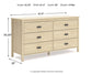 Cabinella  Platform Panel Bed With Dresser