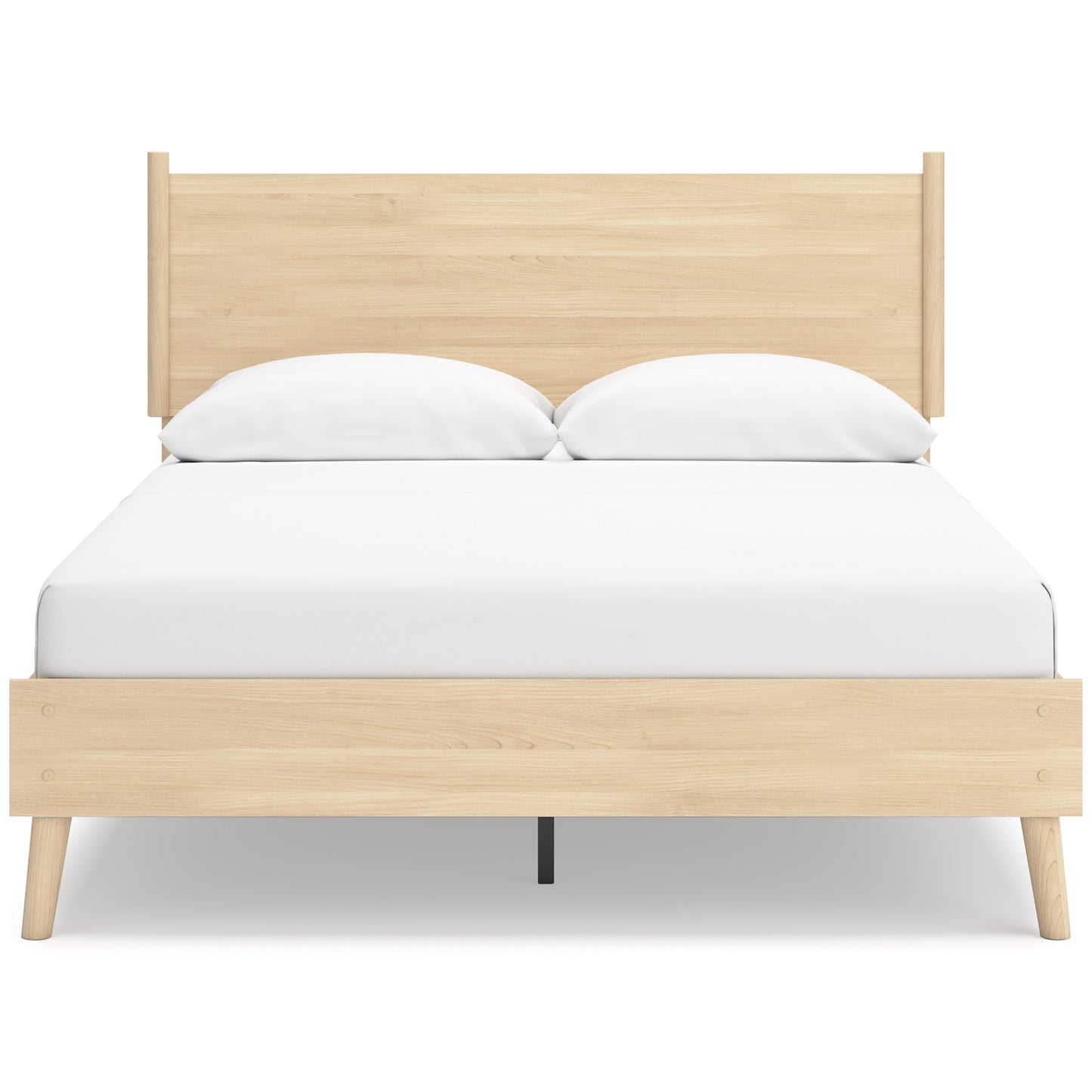 Cabinella  Platform Panel Bed With 2 Nightstands