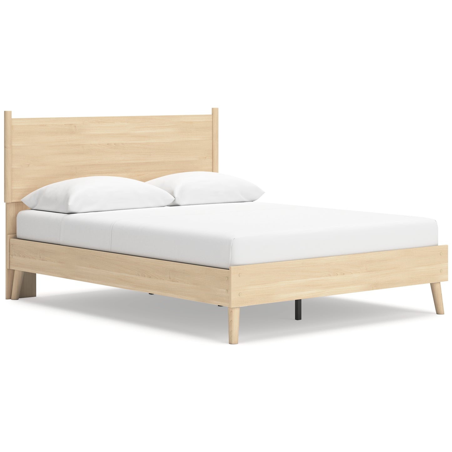 Cabinella  Platform Panel Bed With 2 Nightstands