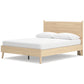 Cabinella  Platform Panel Bed With 2 Nightstands