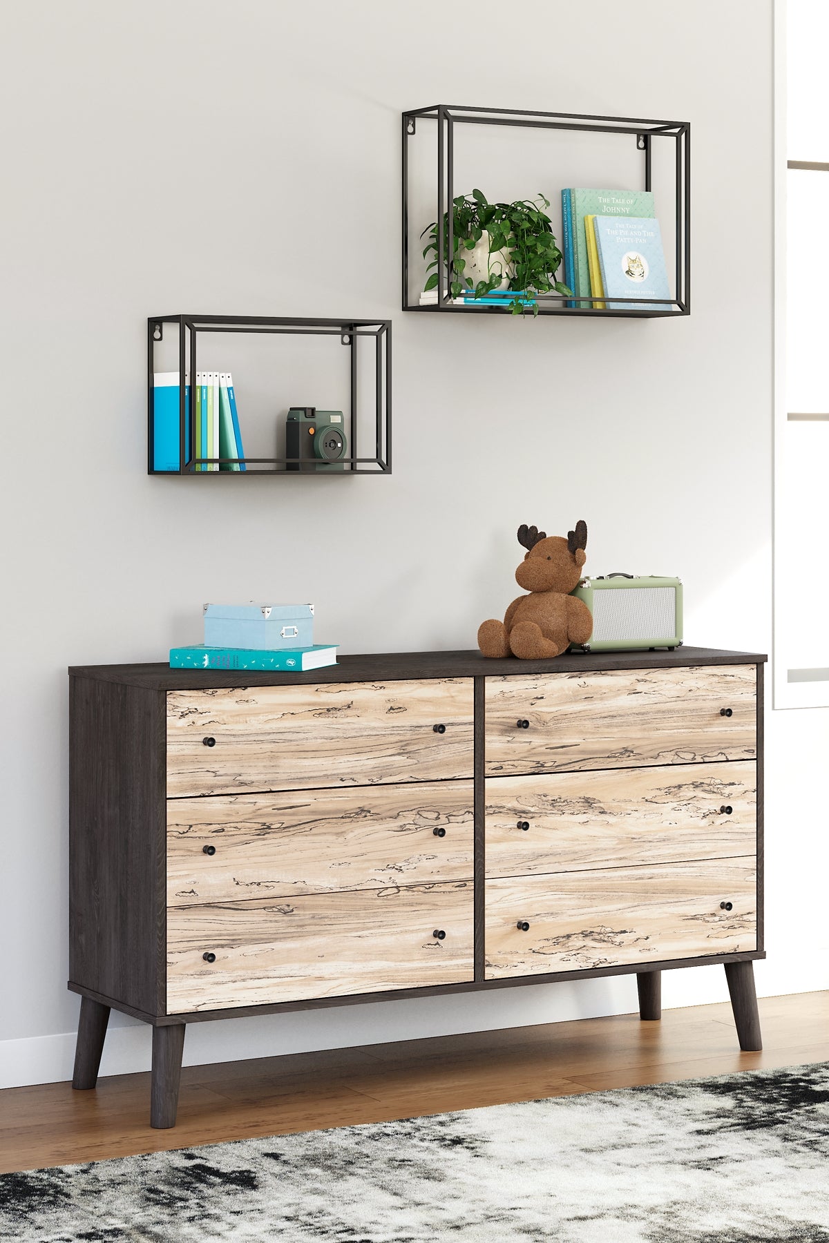 Piperton  Panel Headboard With Dresser