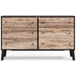 Piperton  Panel Headboard With Dresser, Chest And Nightstand