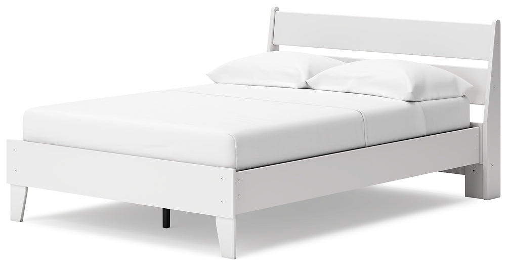 Ashley Express - Socalle  Panel Platform Bed With Dresser And 2 Nightstands