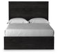 Belachime  Panel Bed With Mirrored Dresser, Chest And 2 Nightstands