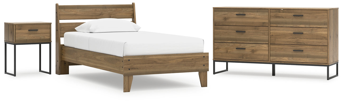 Ashley Express - Deanlow  Platform Panel Bed With Dresser And Nightstand