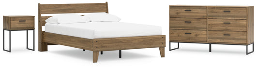 Ashley Express - Deanlow  Platform Panel Bed With Dresser And Nightstand