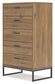 Ashley Express - Deanlow  Panel Headboard With Dresser, Chest And Nightstand