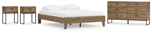 Ashley Express - Deanlow  Platform Bed With Dresser And 2 Nightstands