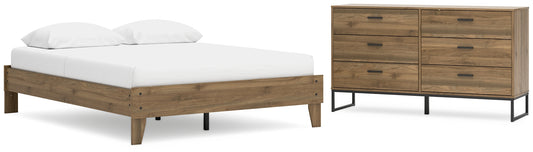 Ashley Express - Deanlow  Platform Bed With Dresser