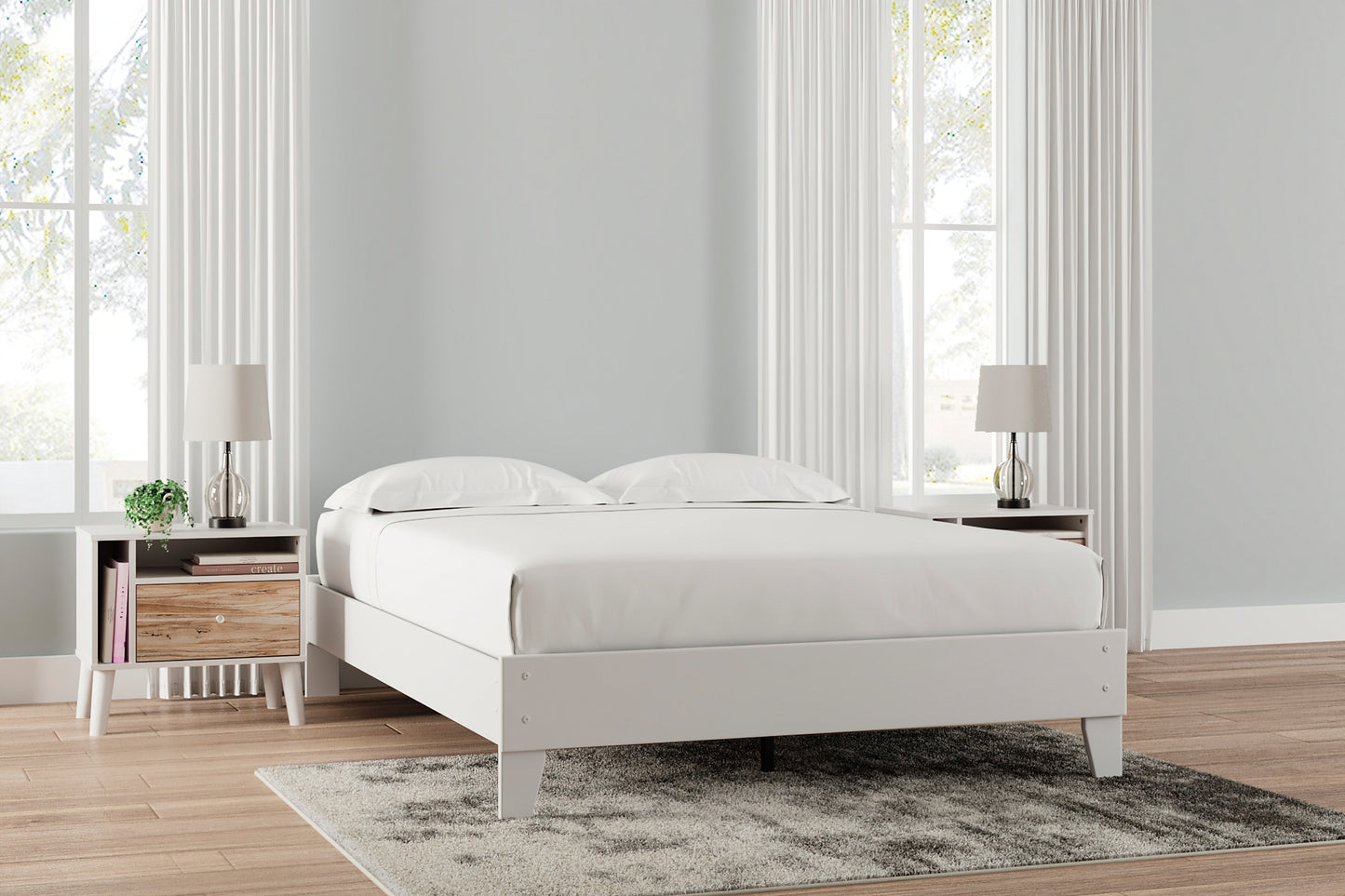 Ashley Express - Piperton  Platform Bed With Dresser