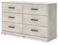 Ashley Express - Shawburn  Crossbuck Panel Headboard With Dresser And Chest