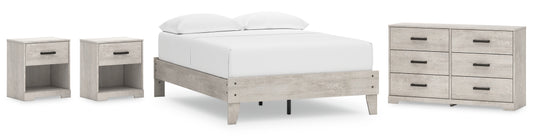 Ashley Express - Shawburn  Platform Bed With Dresser And 2 Nightstands