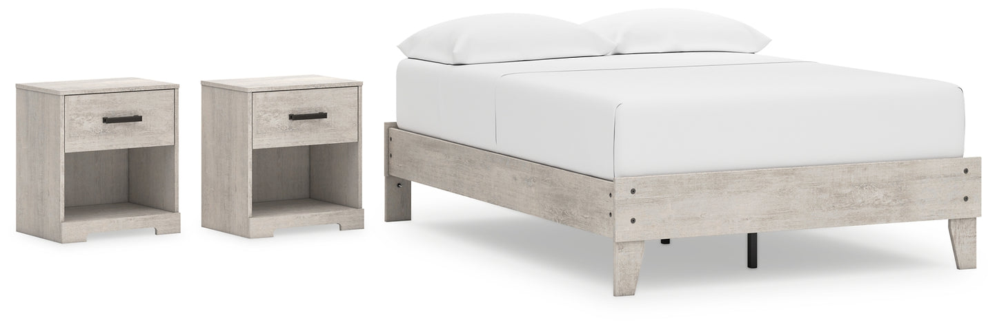 Ashley Express - Shawburn  Platform Bed With 2 Nightstands