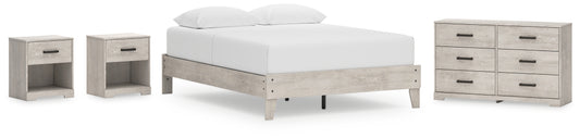 Ashley Express - Shawburn  Platform Bed With Dresser And 2 Nightstands