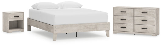 Ashley Express - Shawburn  Platform Bed With Dresser And Nightstand