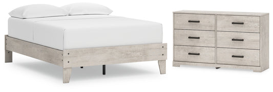 Ashley Express - Shawburn  Platform Bed With Dresser