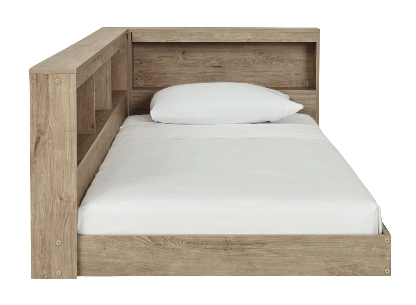 Oliah Twin Bookcase Storage Bed