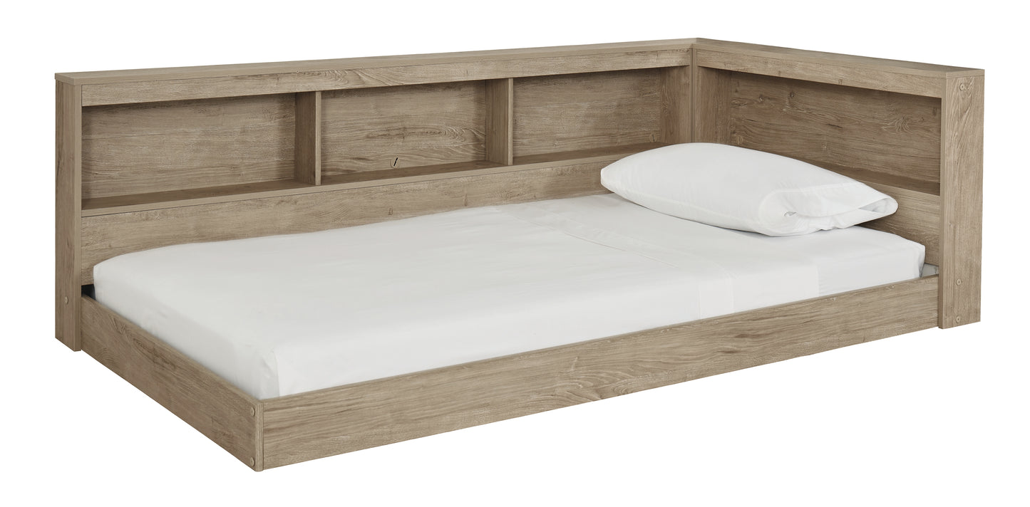 Oliah Twin Bookcase Storage Bed