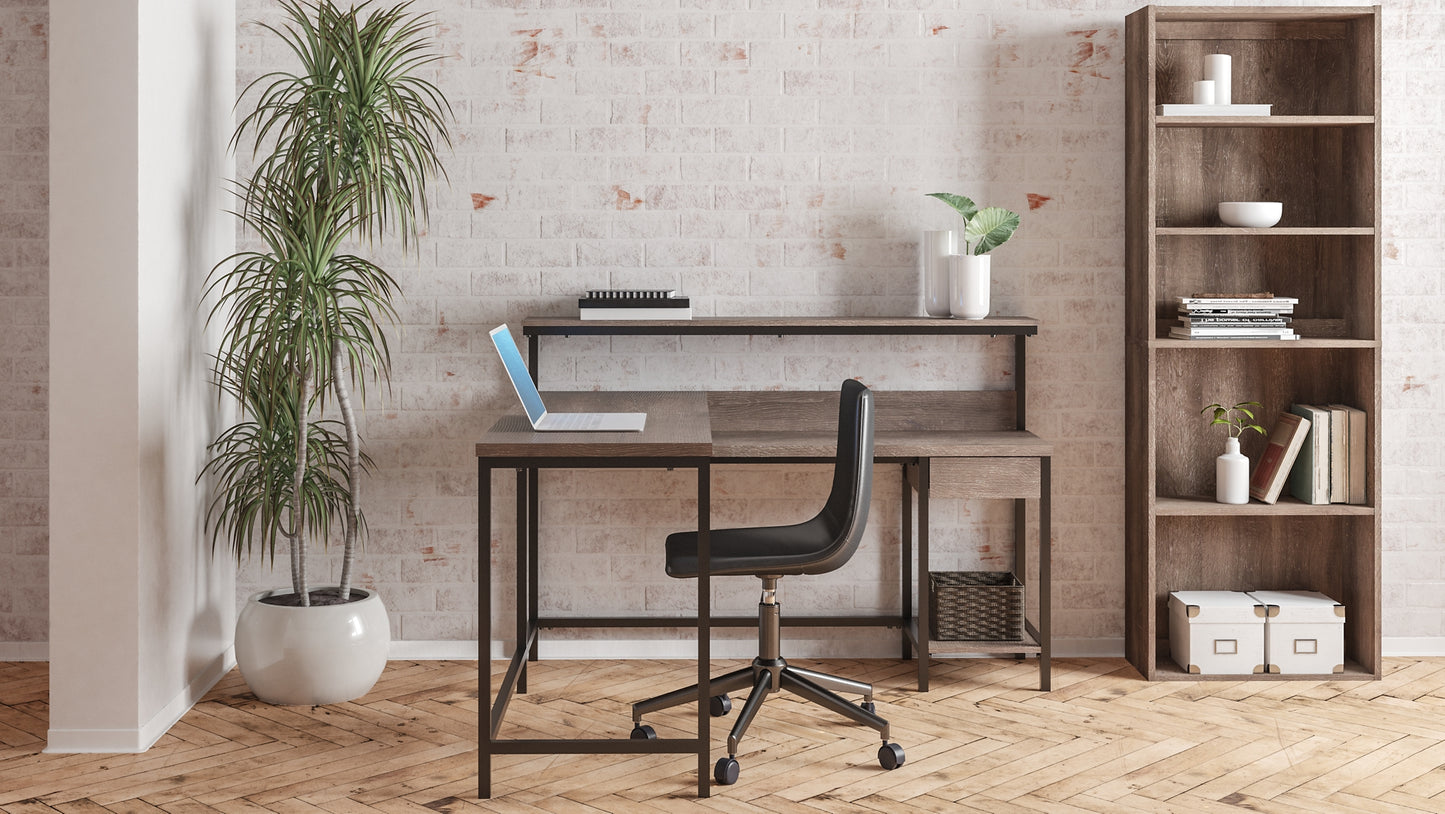 Ashley Express - Arlenbry L-Desk with Storage