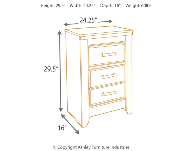 Juararo  Panel Headboard With Mirrored Dresser, Chest And Nightstand