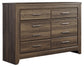 Juararo  Panel Headboard With Dresser