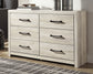 Cambeck  Panel Bed With 4 Storage Drawers With Dresser