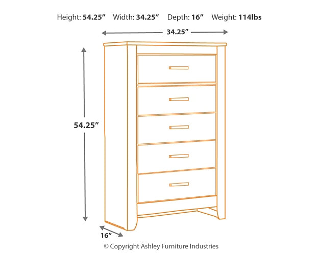 Brinxton  Panel Headboard With Mirrored Dresser, Chest And Nightstand