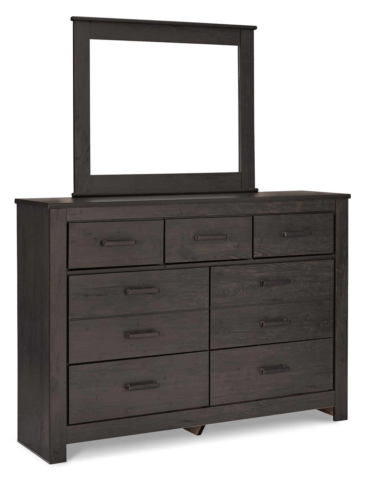 Brinxton  Panel Headboard With Mirrored Dresser, Chest And Nightstand