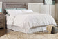 Zelen /California King Panel Headboard With Mirrored Dresser And 2 Nightstands