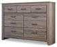 Zelen /California King Panel Headboard With Dresser